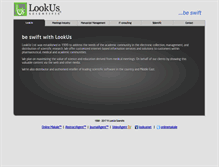 Tablet Screenshot of lookus.net